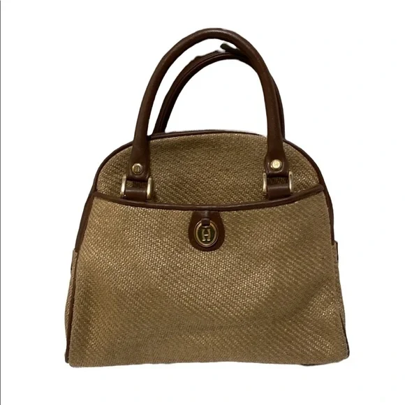 Etienne Aigner, Heritage, Vintage Straw purse. **Rare 1960s. Designer Bag